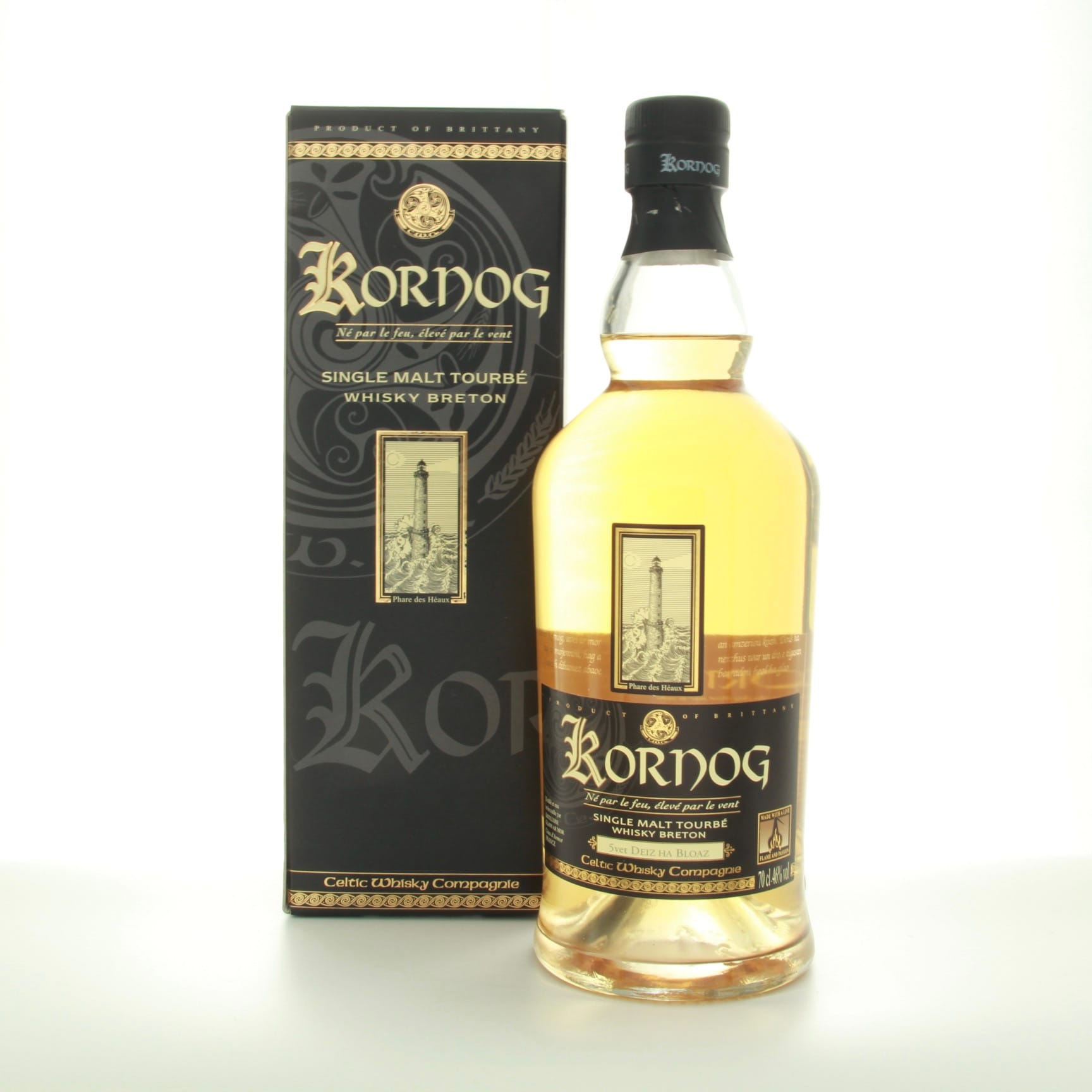 Kornog Peated Single Malt 70cl 46% France Whisky 