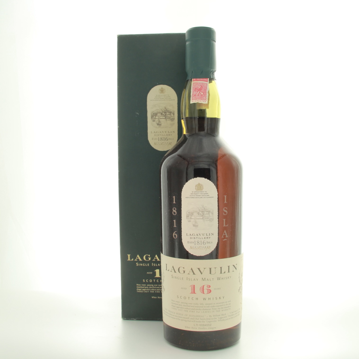 Lagavulin 16 Year Old (White Horse 1990s Edition) 75cl 43% Islay Scotland Whisky