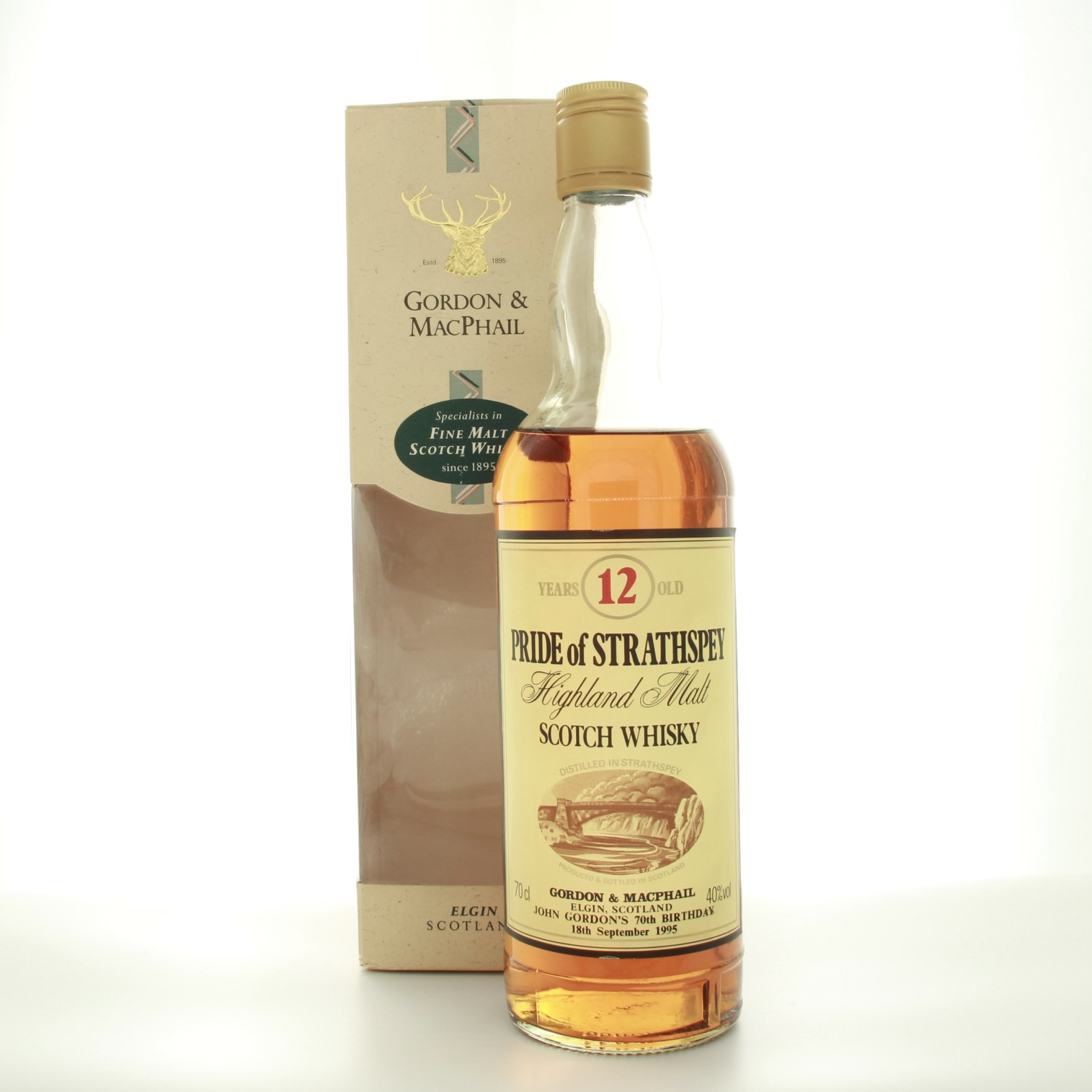 Pride of Strathspey – 12 Year Old (Gordon & MacPhail) 70cl 40% Scotland Speyside Whisky 