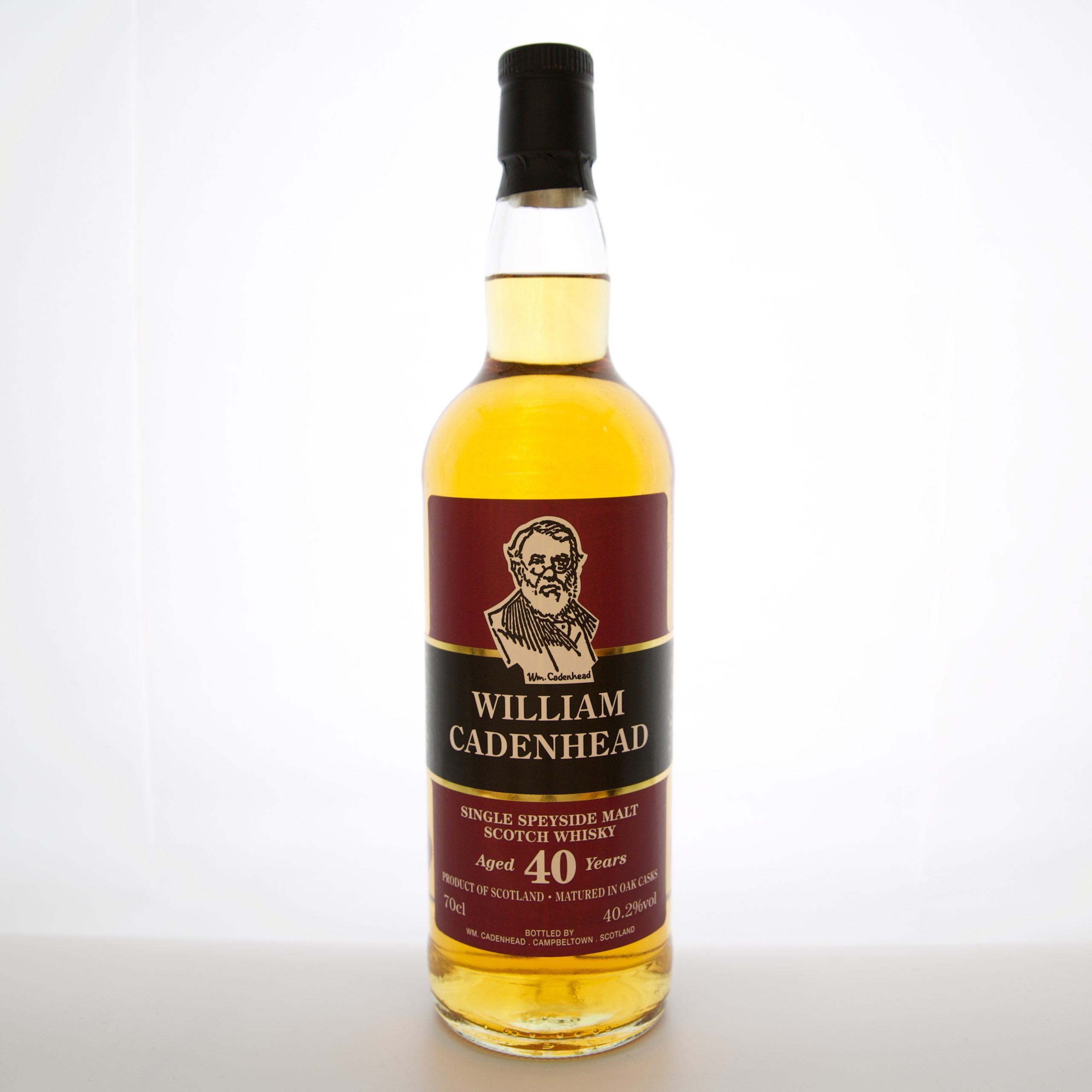 William Cadenhead 40 Year Old Single Speyside Malt 70cl 40.2% Scotland Speyside Whisky