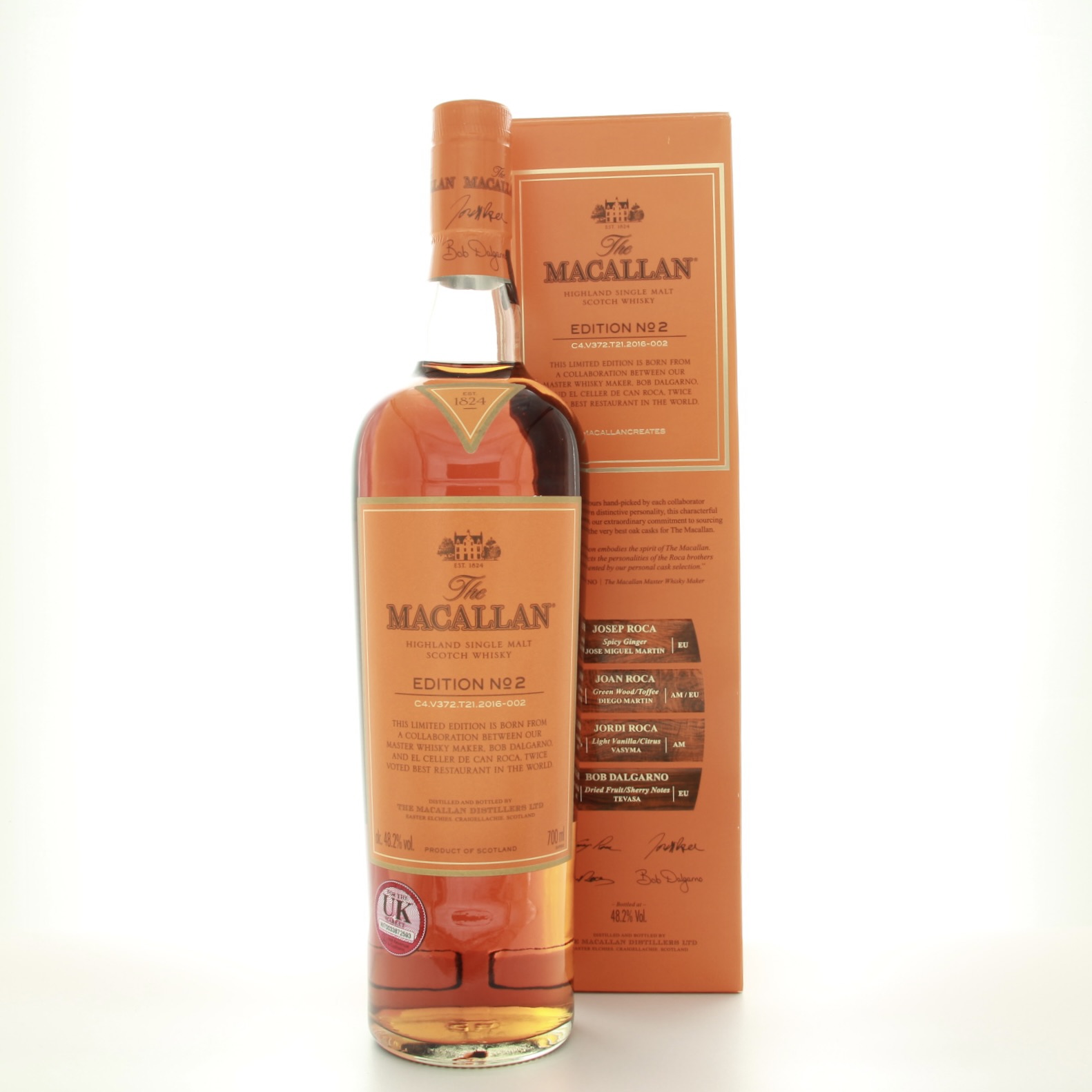 Macallan Edition No.2 70cl 48.2% Scotland Speyside Whisky 