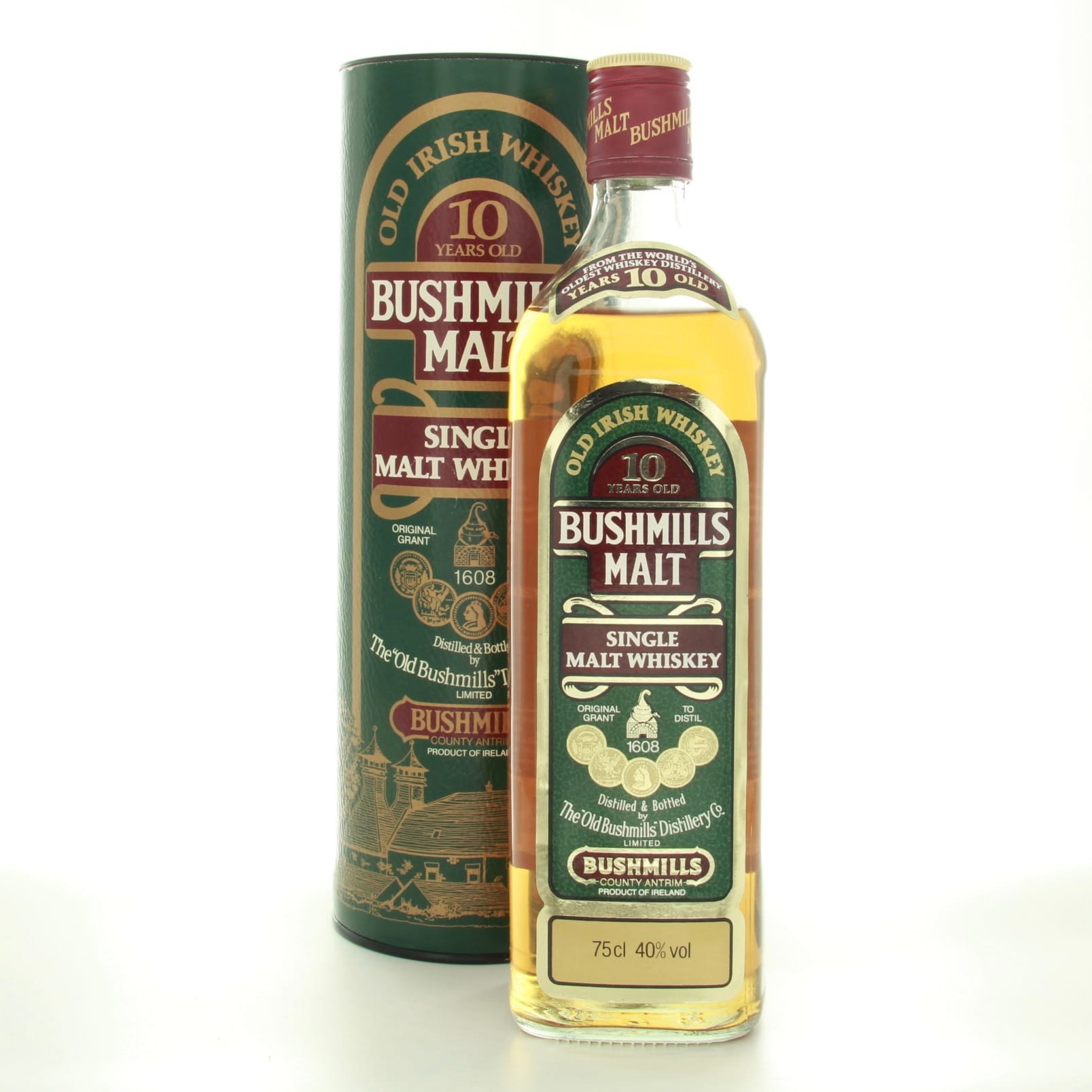 Bushmills 10 Year Old (1980s Edition) 75cl 40% Ireland Whisky