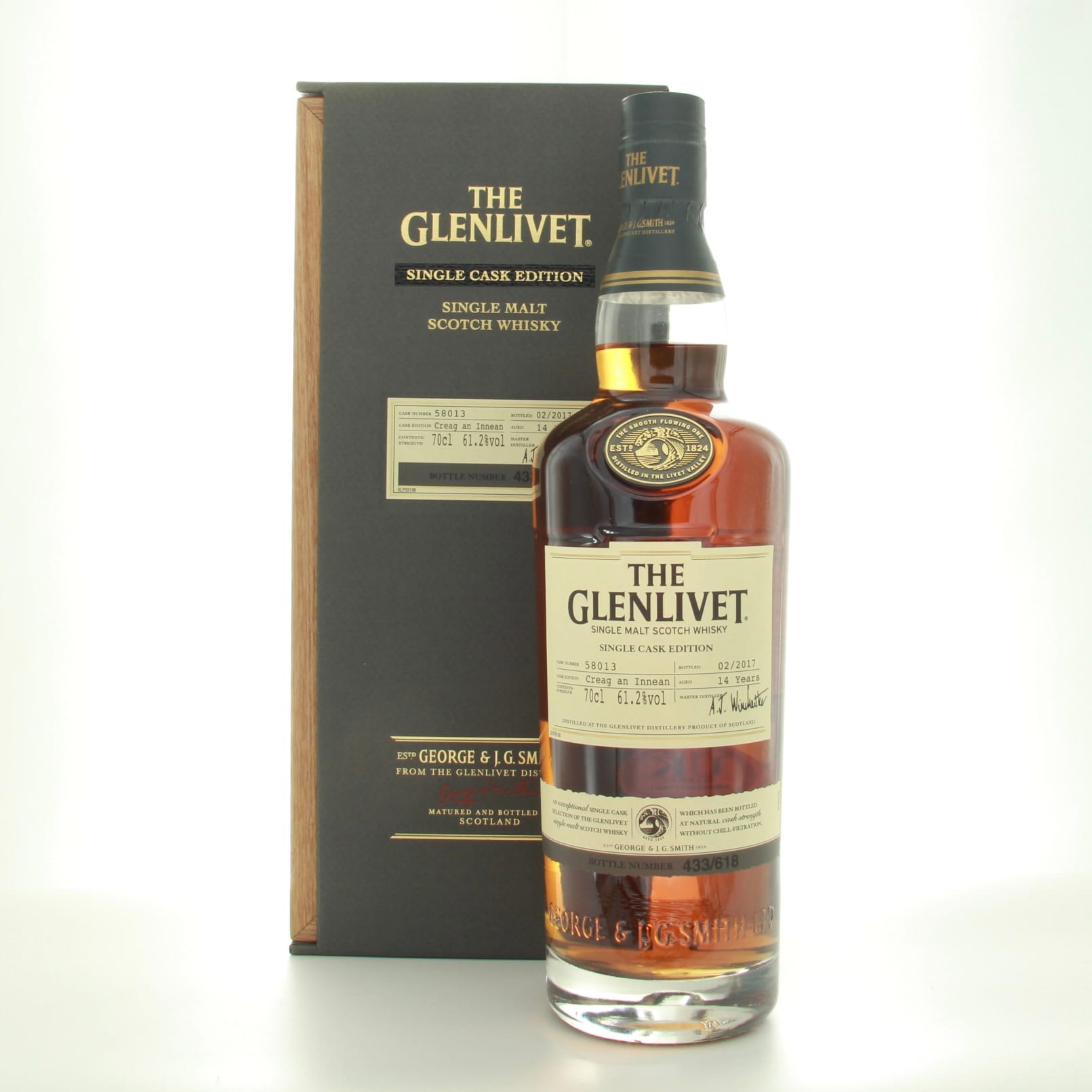 Glenlivet 14 Year Old Creag an Innean 70cl 61.2% Scotland Speyside Whisky