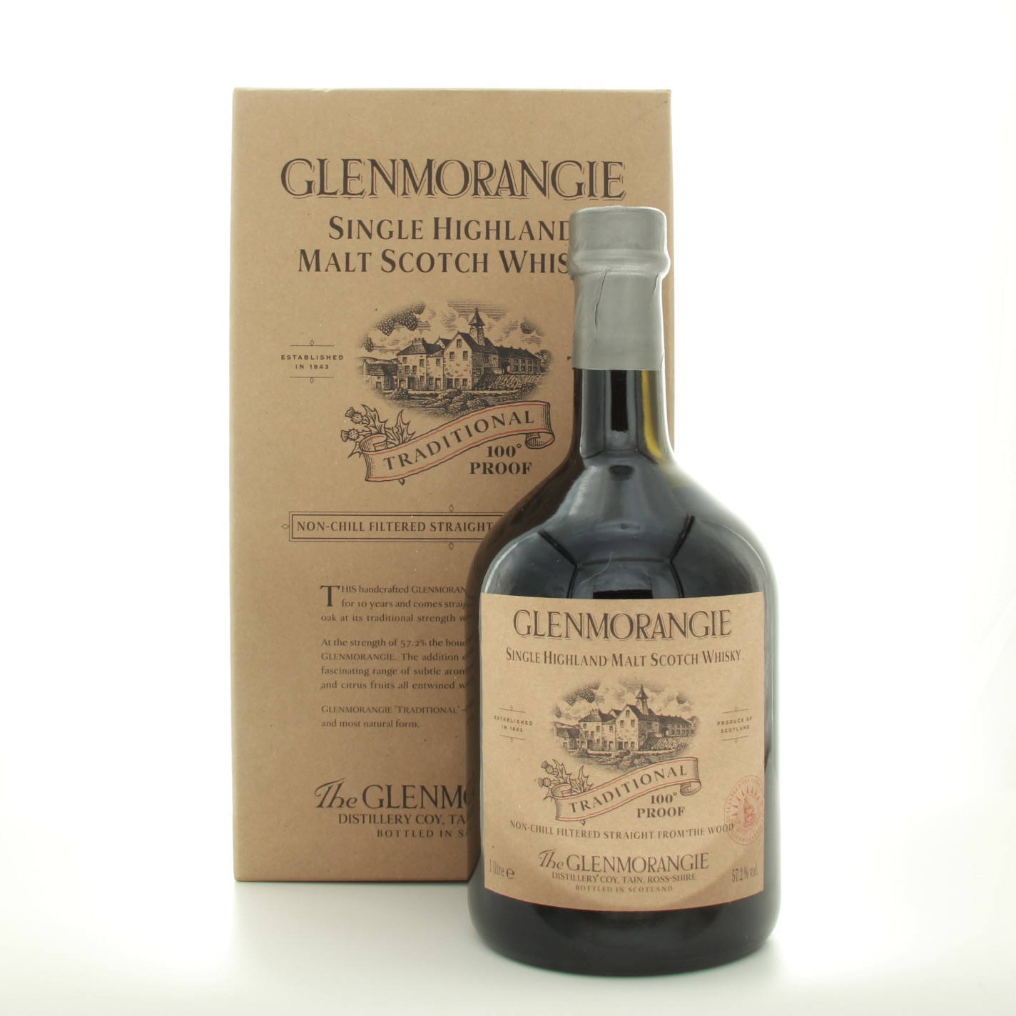 Glenmorangie Traditional 100° Proof 100cl 57.2% Highlands Scotland Whisky