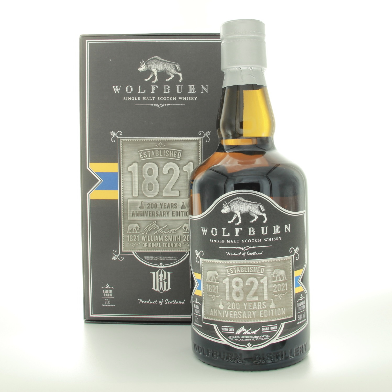 Wolfburn 200th Anniversary Edition 70cl 50% Highlands Scotland Whisky