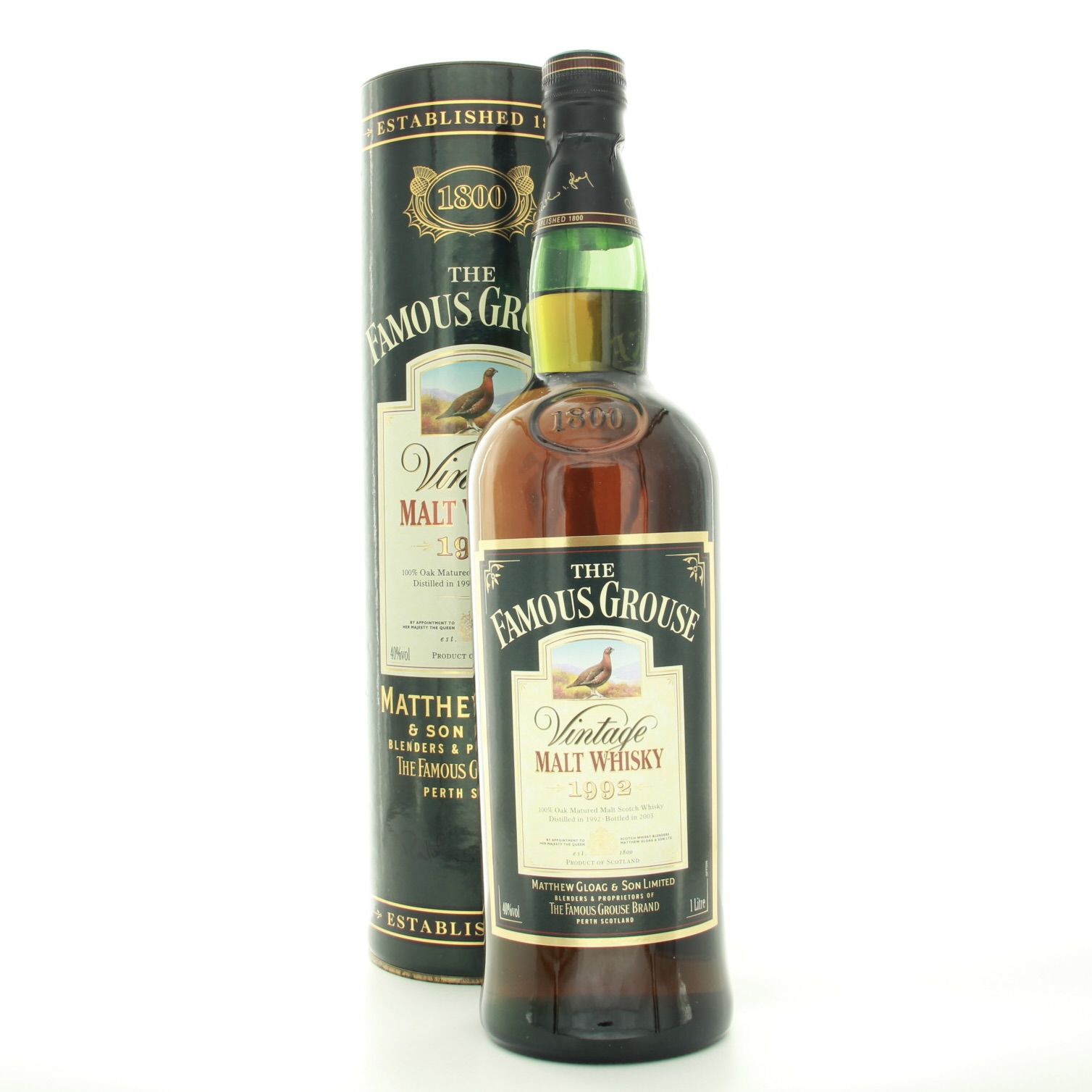 The Famous Grouse Vintage 1992 1 lt. 100cl 40% Scotland Whisky