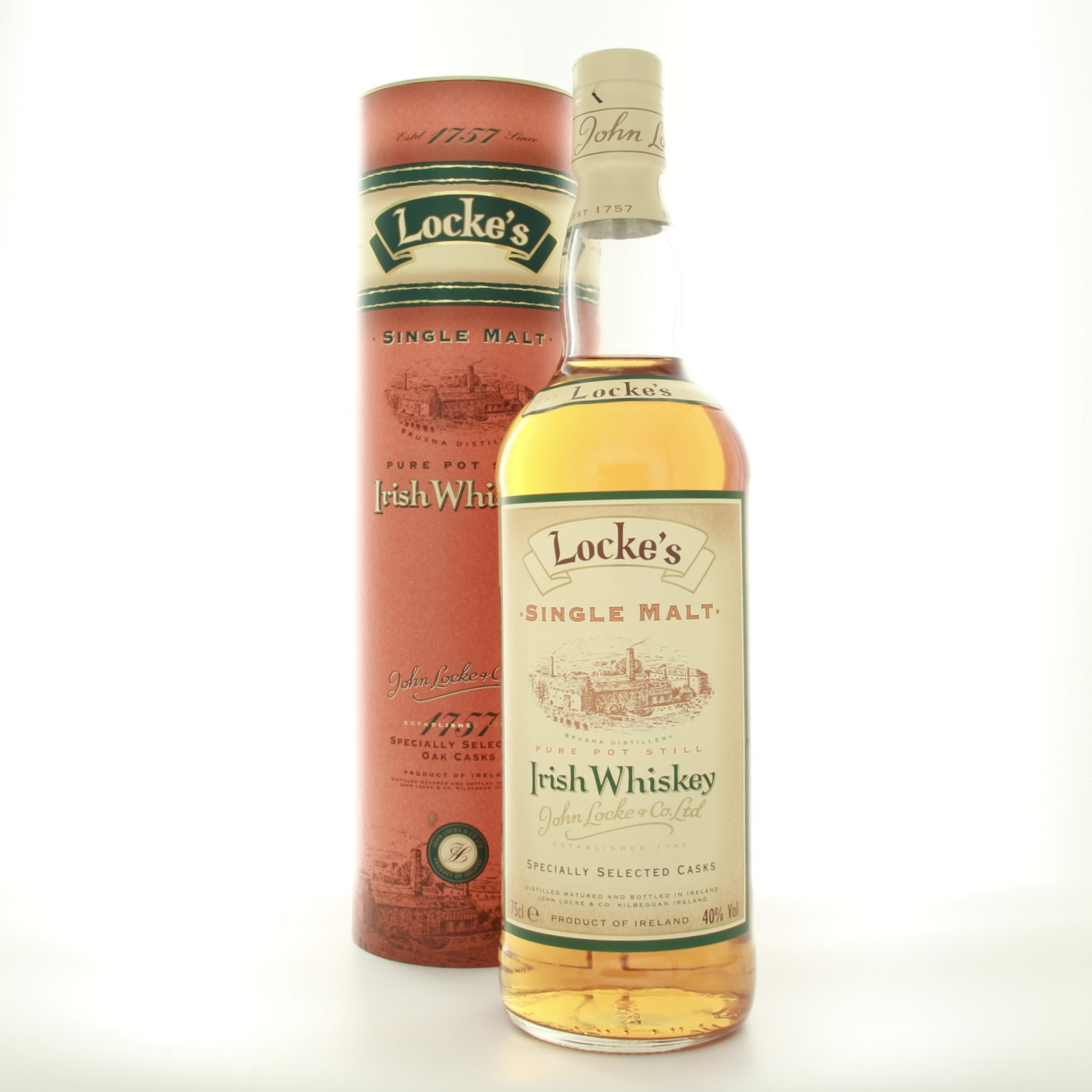 Locke’s 1980’s Pure Pot Still 75cl 40% Ireland Whisky