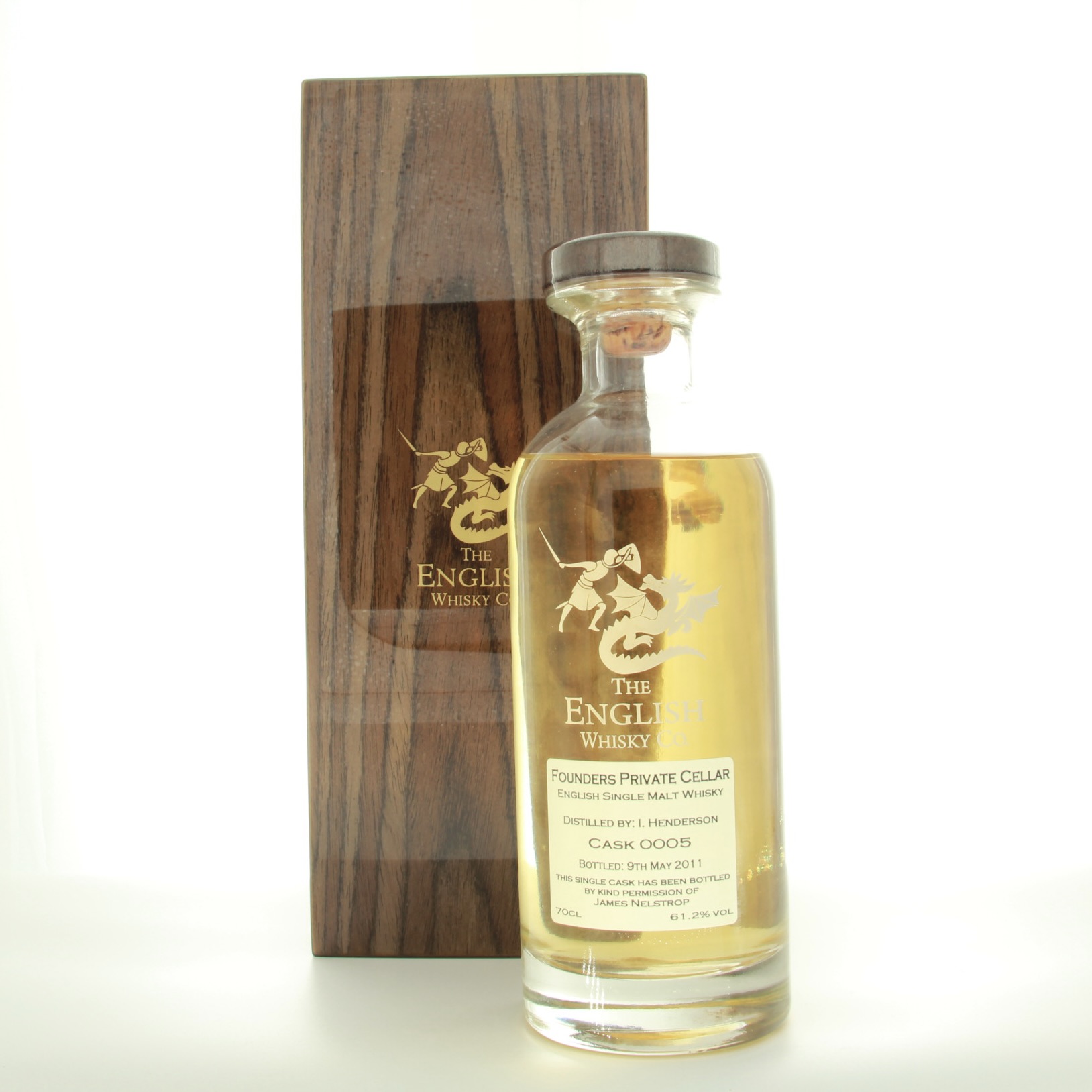 English Whisky Company Founders Private Cellar cask #0005 70cl 61.2% England Whisky 