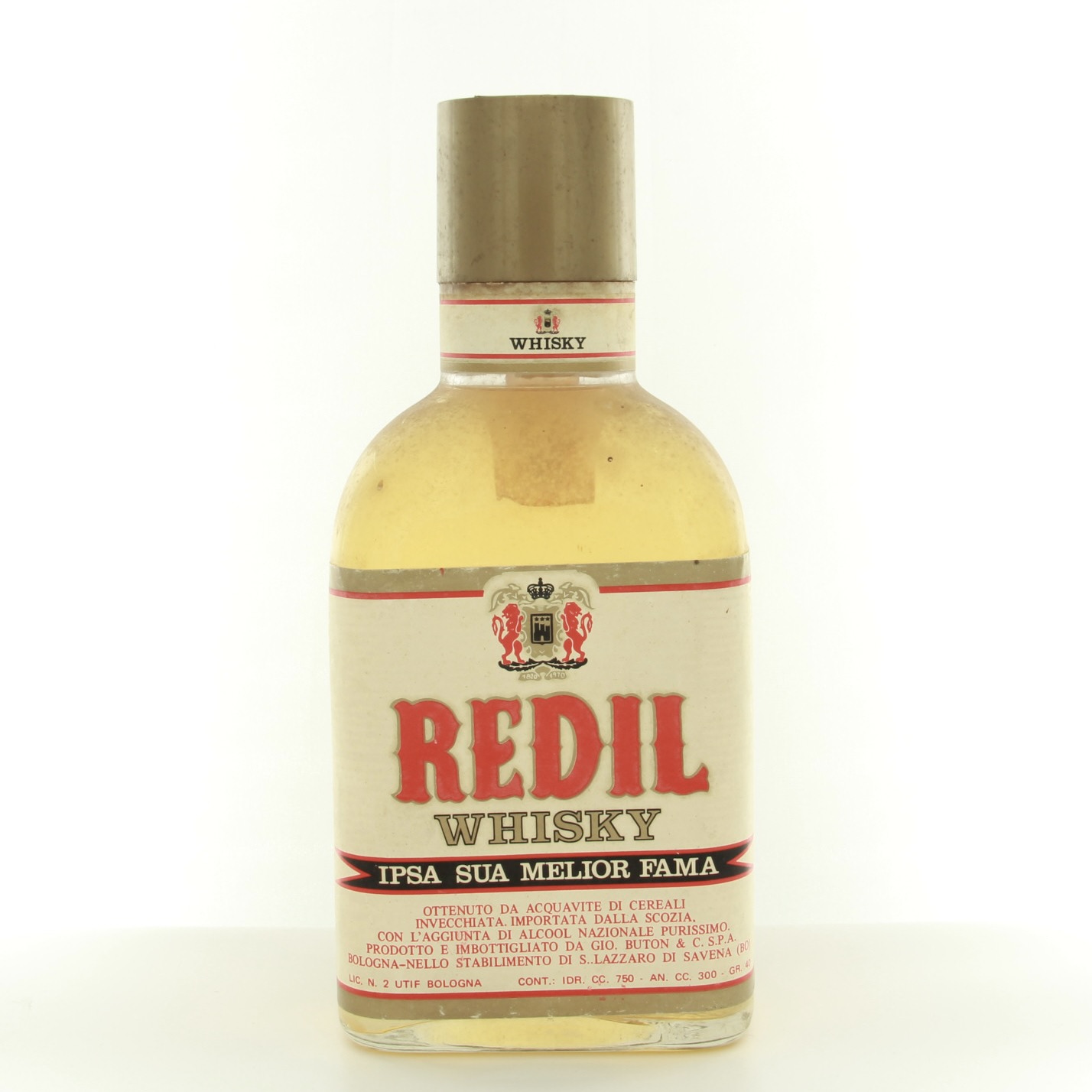 Redil Whisky 1960s Bottling 75cl 43% Italy Whisky