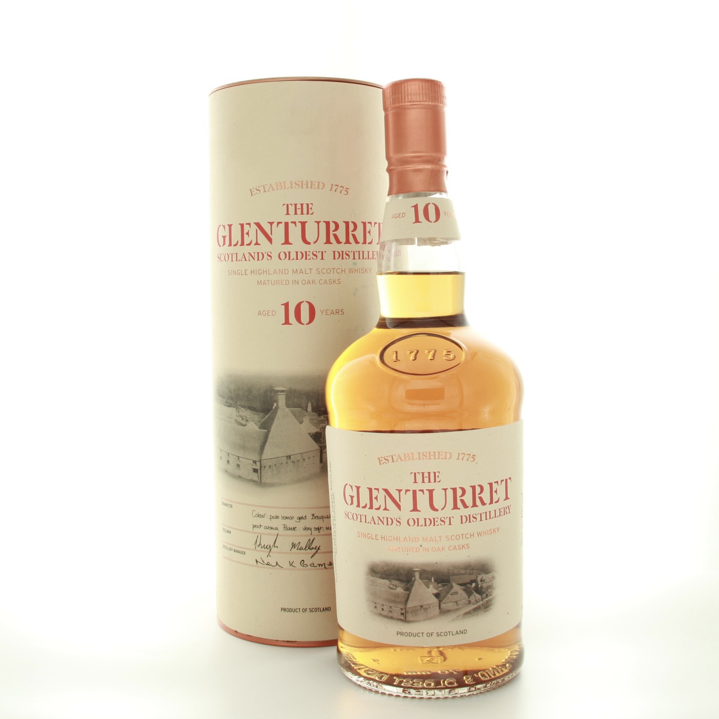 Glenturret 10 Year Old 70cl 40% Scotland Speyside Whisky