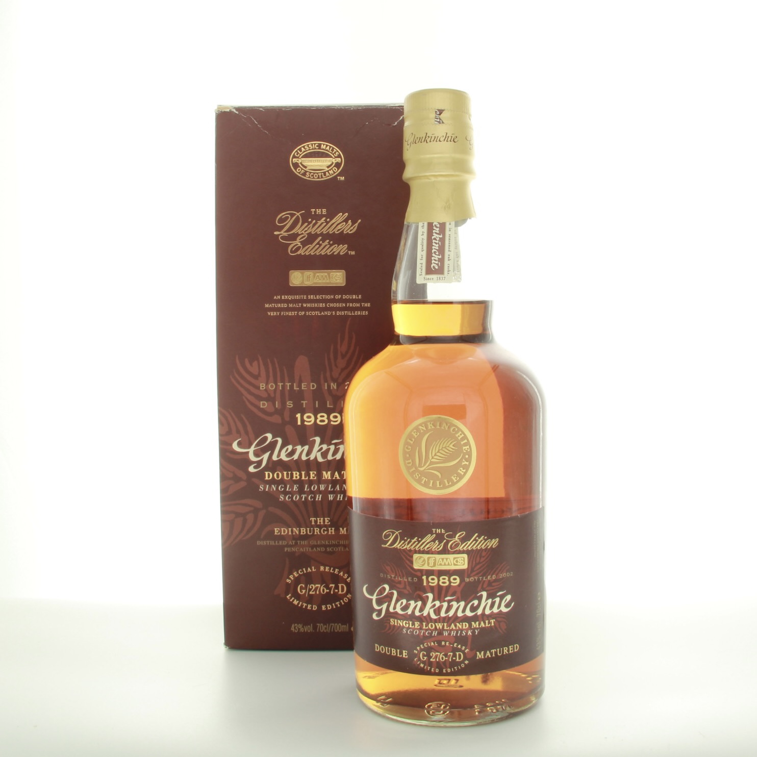 Glenkinchie 1989 Distillers Edition 70cl 43% Lowlands Scotland Whisky