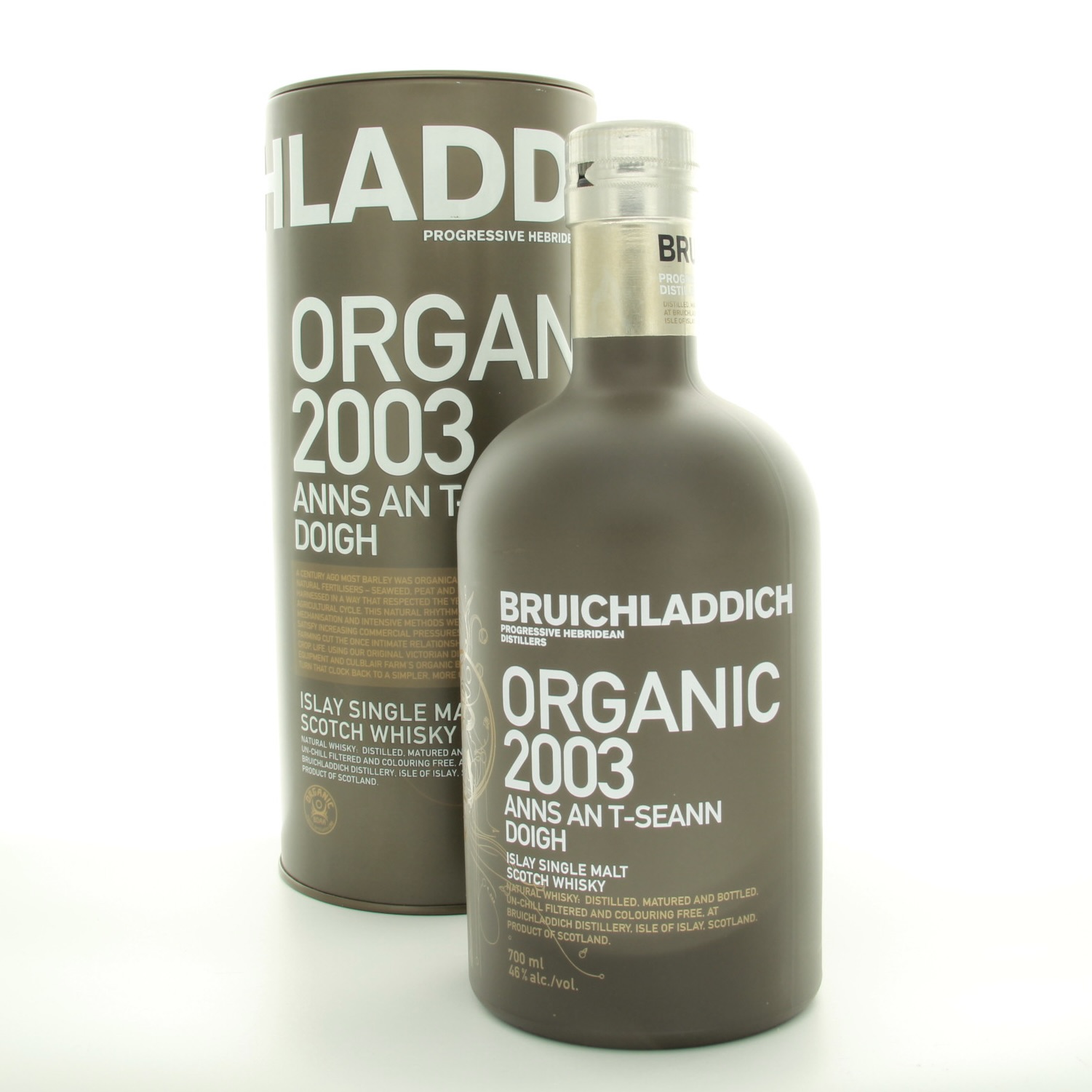 Bruichladdich Organic Anns An T-Seann Doigh 2003 70cl 46% Islay Scotland Whisky