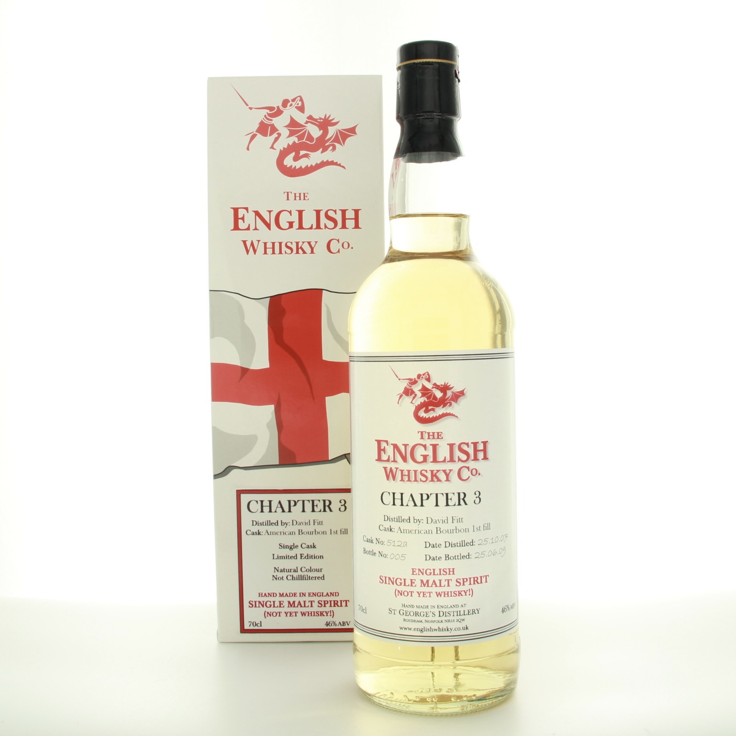 English Whisky Co. Chapter 3 2007 70cl 46% England Whisky