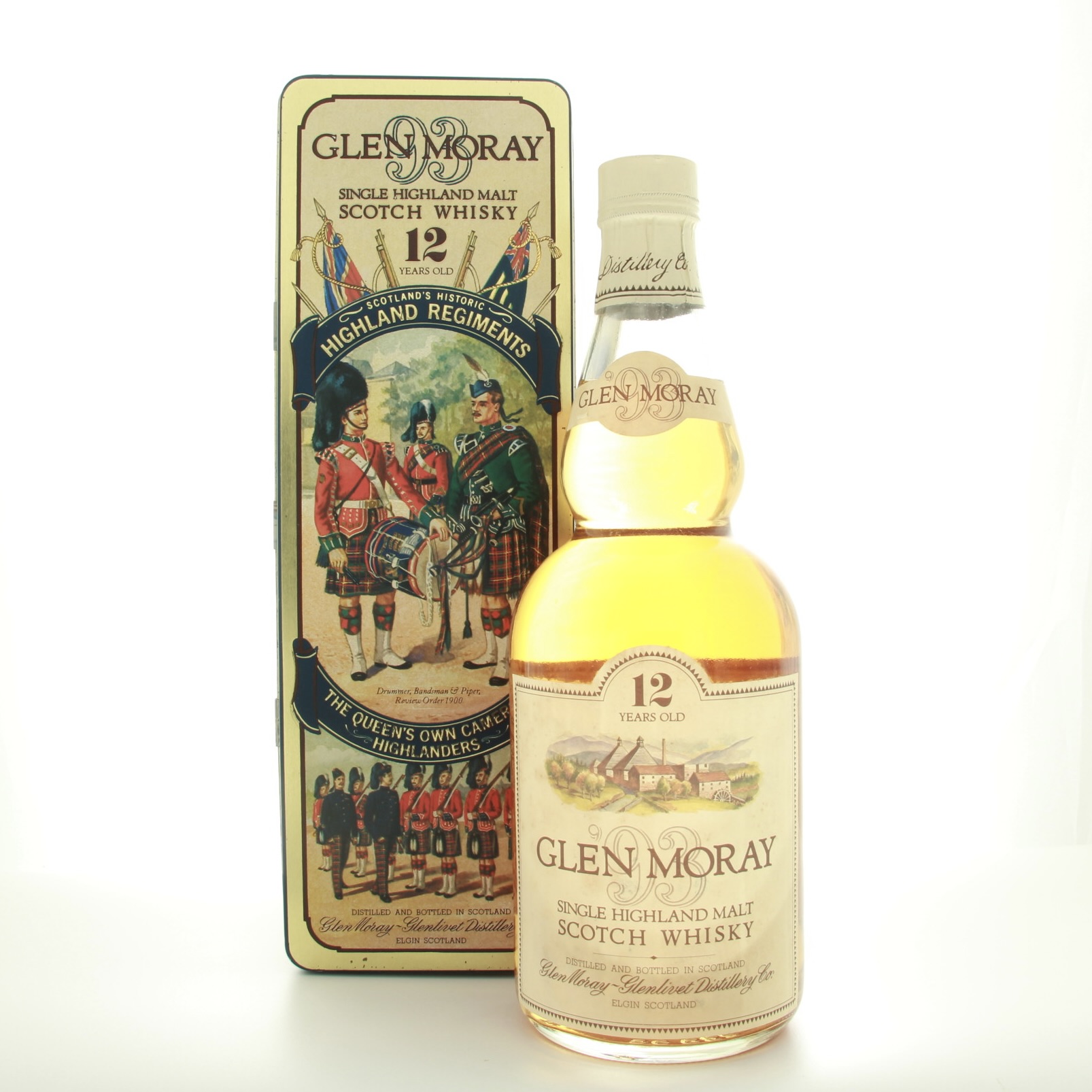 Glen Moray Highland Regiments 12 Year Old Queen’s Own Cameron Highlanders 70cl 43% Scotland Speyside Whisky