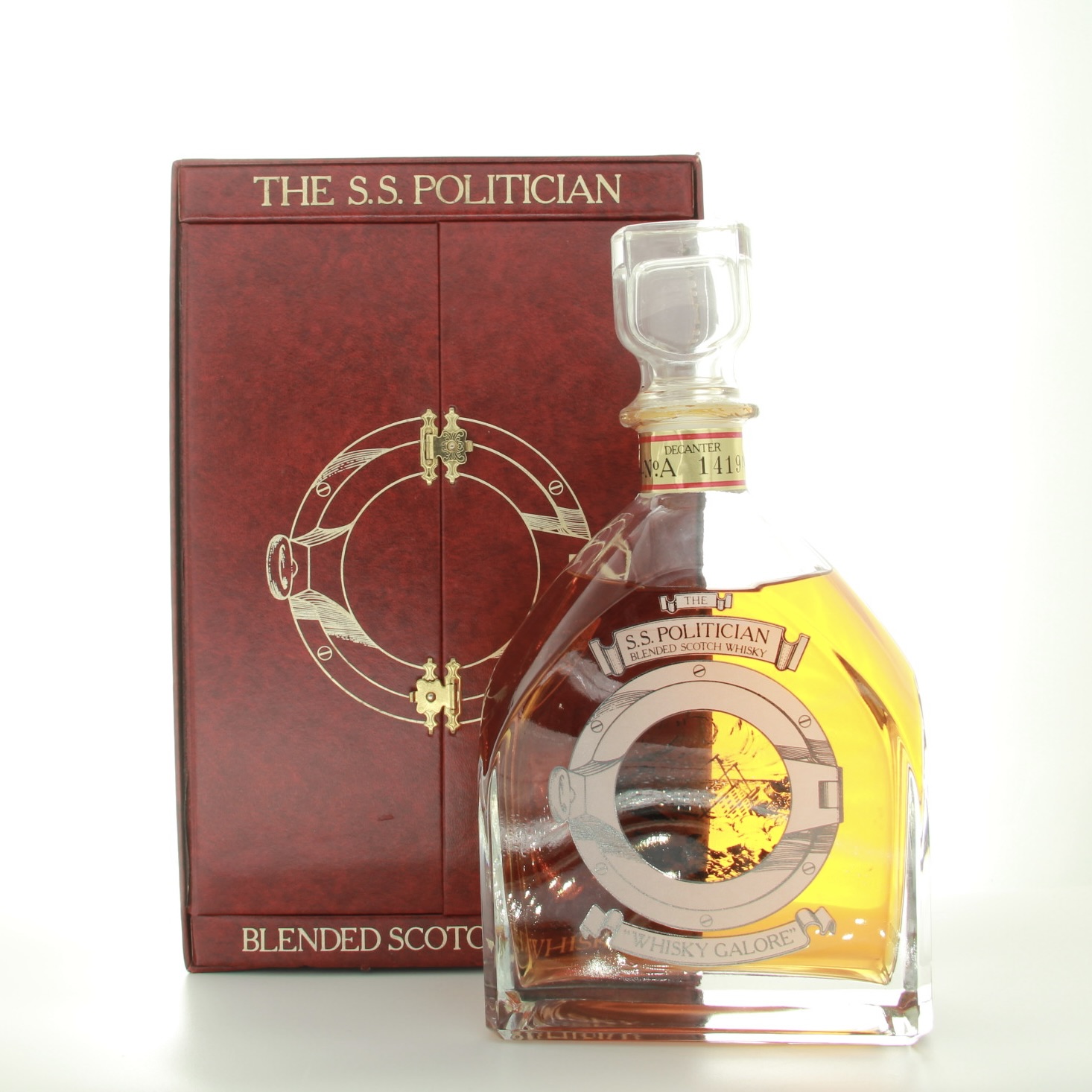 The S.S. Politician Decanter 1990s Bottling 79cl 43% Scotland Whisky 