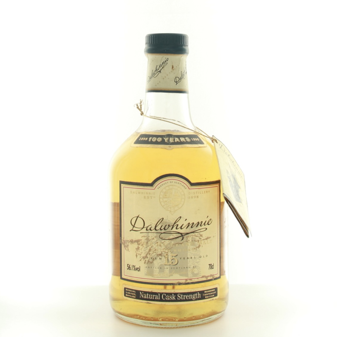 Dalwhinnie 15 Year Old Cask Strength Centenary Edition 70cl 56.1% Highlands Scotland Whisky