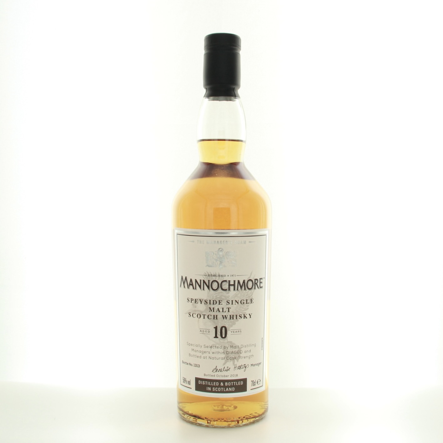 Mannochmore 10 Year Old Managers Dram 70cl 58% Scotland Speyside Whisky 