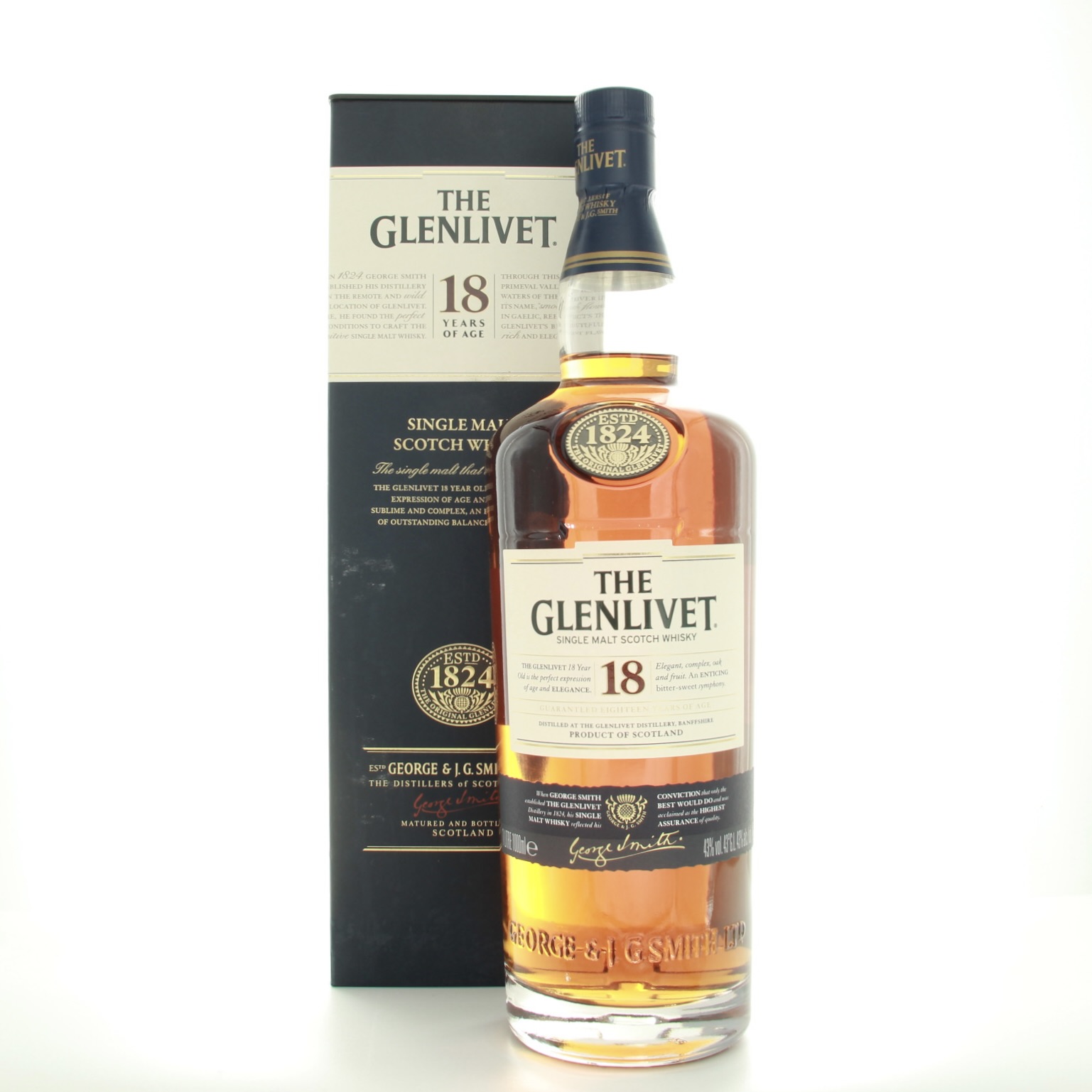 Glenlivet 18 Year Old (2014 Edition) 100cl 43% Scotland Speyside Whisky 