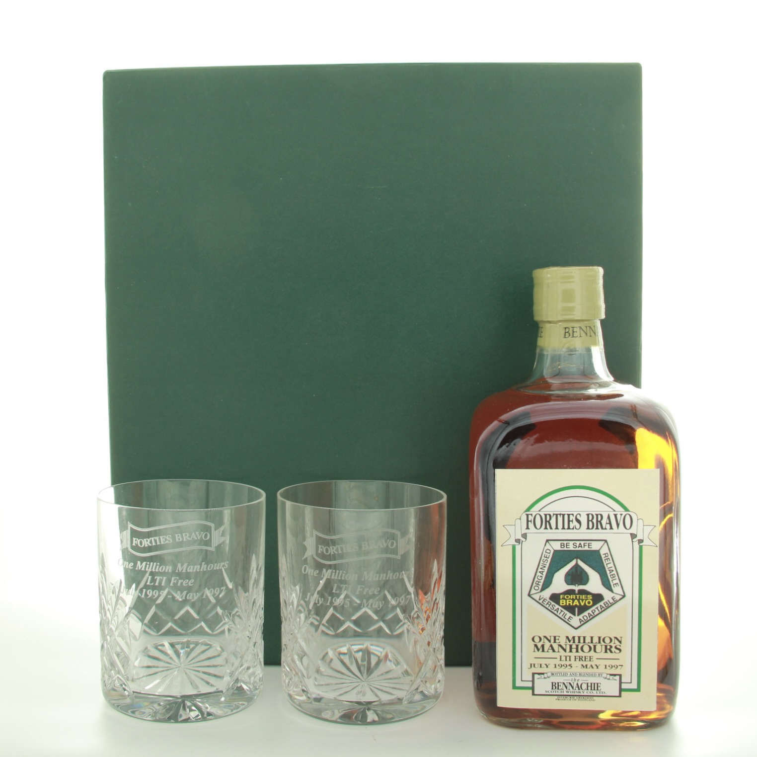 Benachie 10 year old One Million Manhours LTI Free With Glasses 70cl 40% Highlands Scotland Whisky 