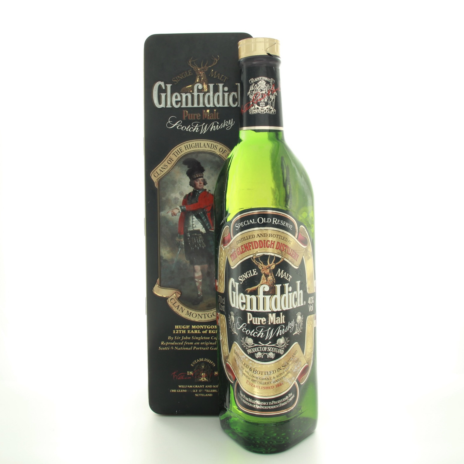 Glenfiddich Special Old Reserve Clan Montgomerie (1980s Edition) 70cl 40% Scotland Speyside Whisky 