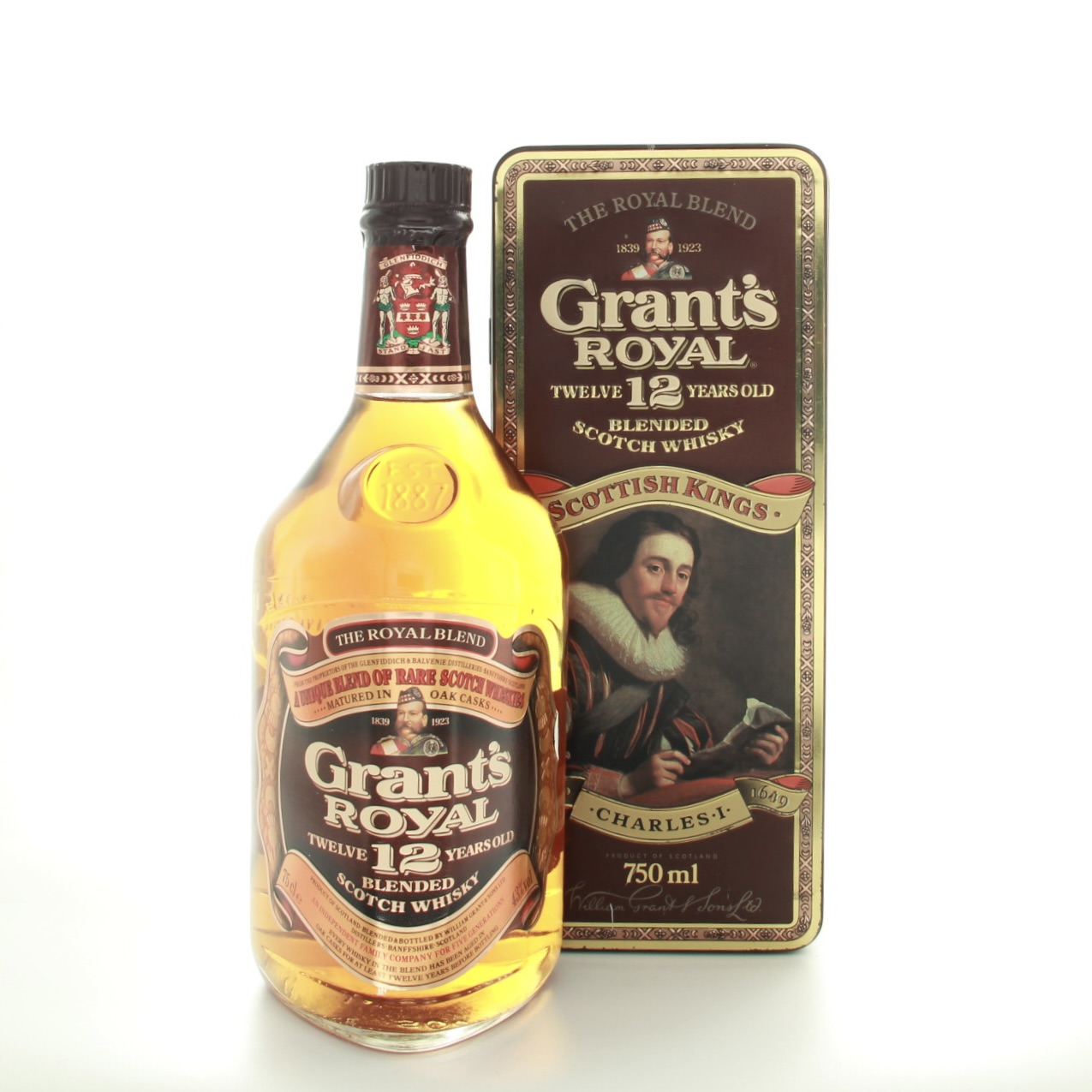 Grant’s Royal 12 Year Old Scottish Kings Series Charles I 75cl 43% Scotland Speyside Whisky