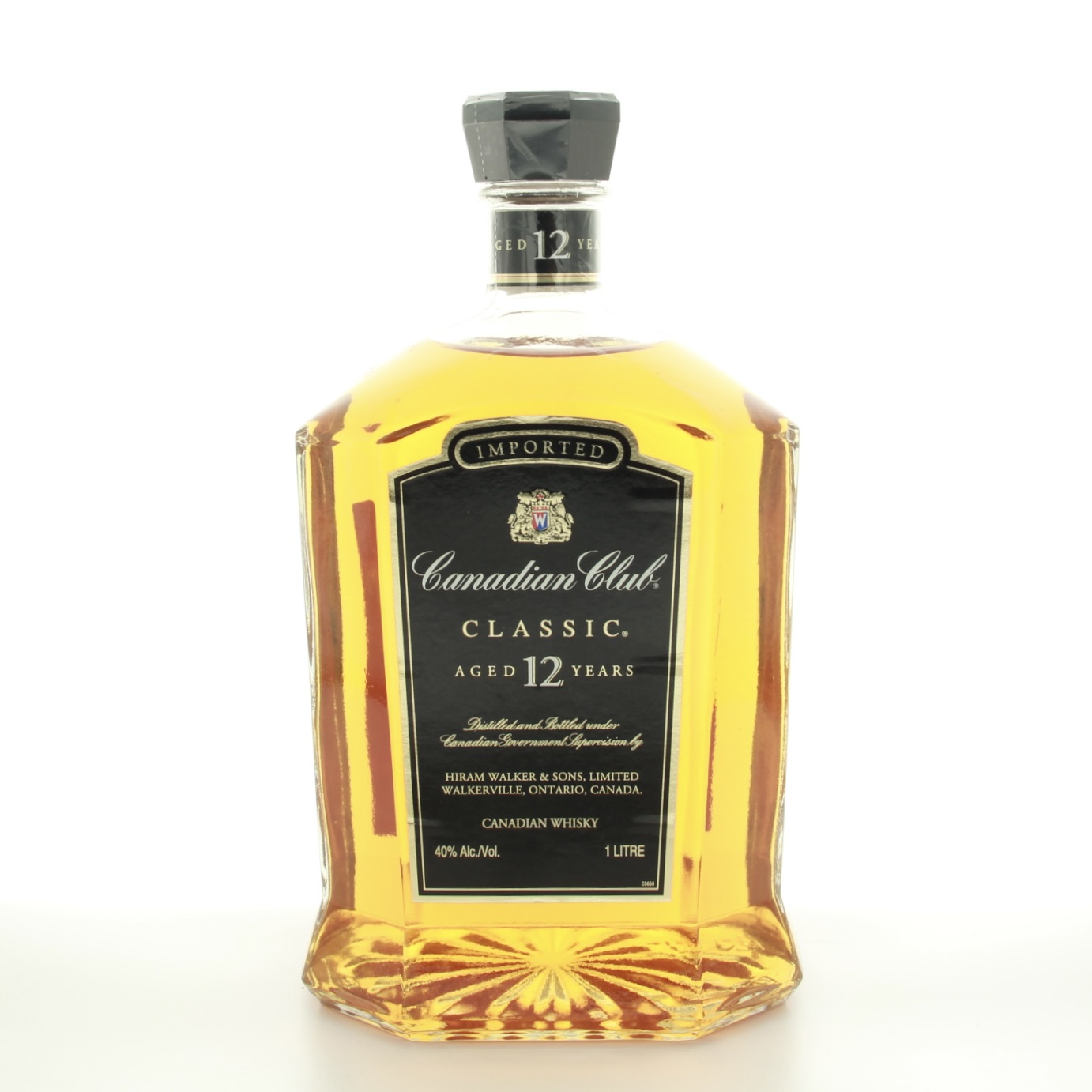 Canadian Club Classic 12 Year Old Imported 100cl 40% Canada Whisky