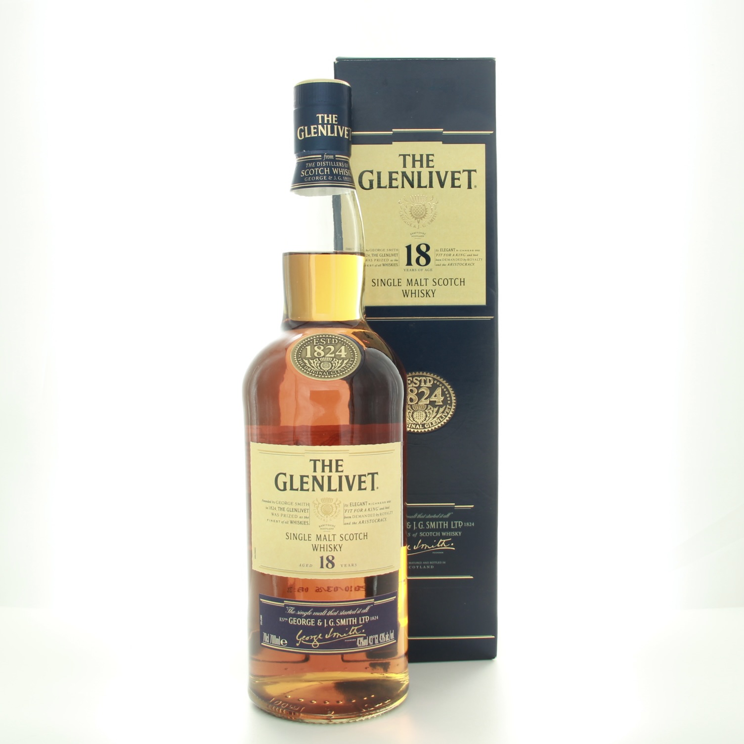 Glenlivet 18 Year Old (Pre 2011 Edition) 70cl 43% Scotland Speyside Whisky