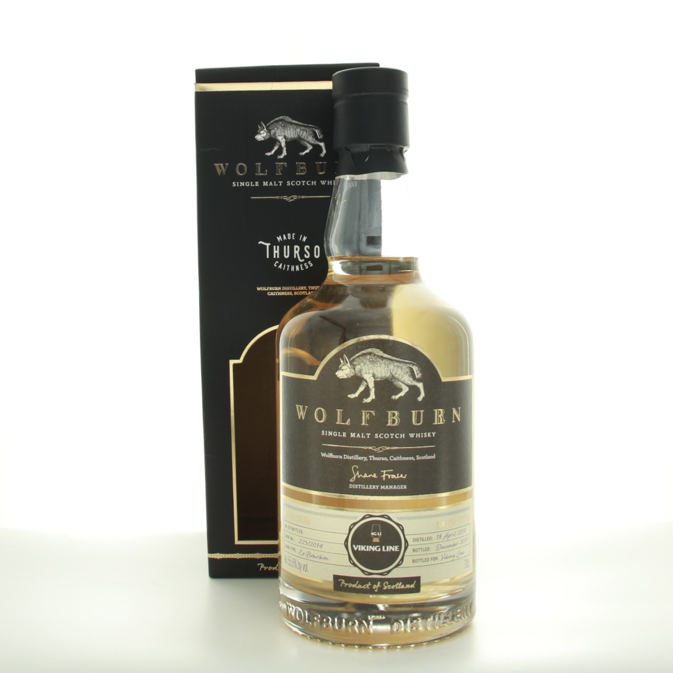 Wolfburn Viking Line 2014 Single Cask #225 70cl 55.6% Highlands Scotland Whisky