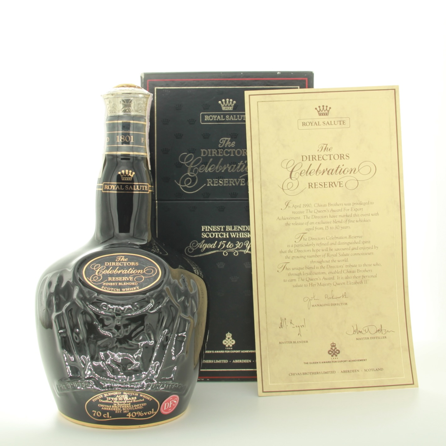 Chivas Brothers Royal Salute The Directors Celebration Reserve 1990 70cl 40% Scotland Whisky