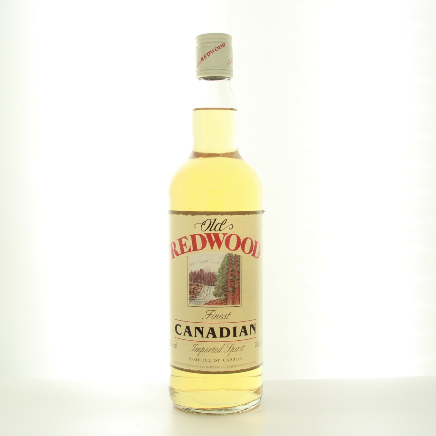 Old Redwood Finest Canadian Spirit 1980s 70cl 30% Canada Spirit Drink