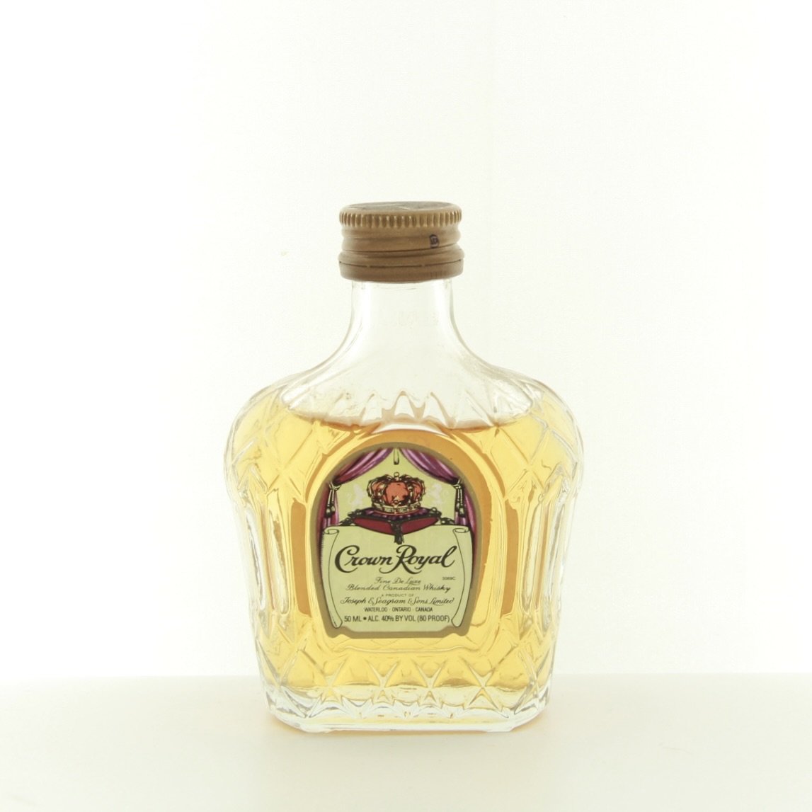 Crown Royal 1970s Miniature 5cl 80 Proof% Canada Whisky