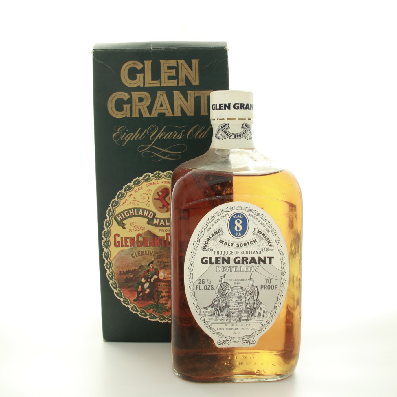 Glen Grant 8 Years Old 1970s 75.7cl 70 Proof% Highlands Scotland Whisky 