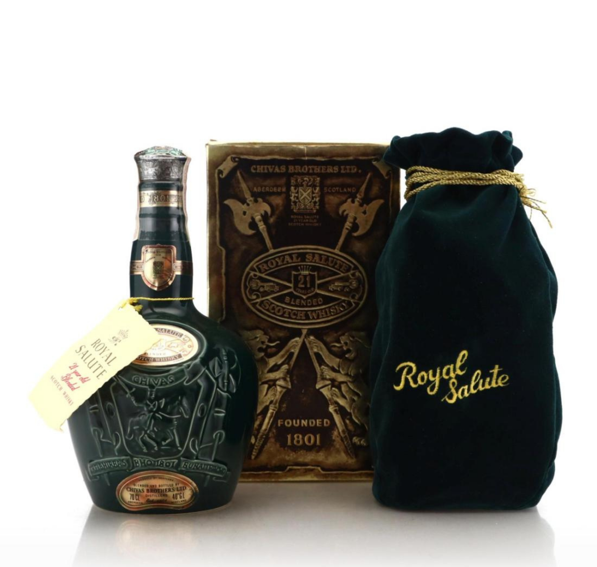 Chivas Brothers Royal Salute – Emerald Flagon 1980s 70cl 40% Scotland Whisky 