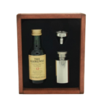 The Glenlivet 12 Year Old French Oak Finish And Hipflask Miniature â Glenlivet whisky bottle