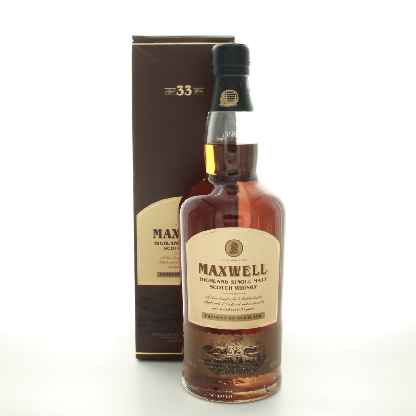 Maxwell 33 Year Old 1979 70cl 40% Highlands Scotland Whisky