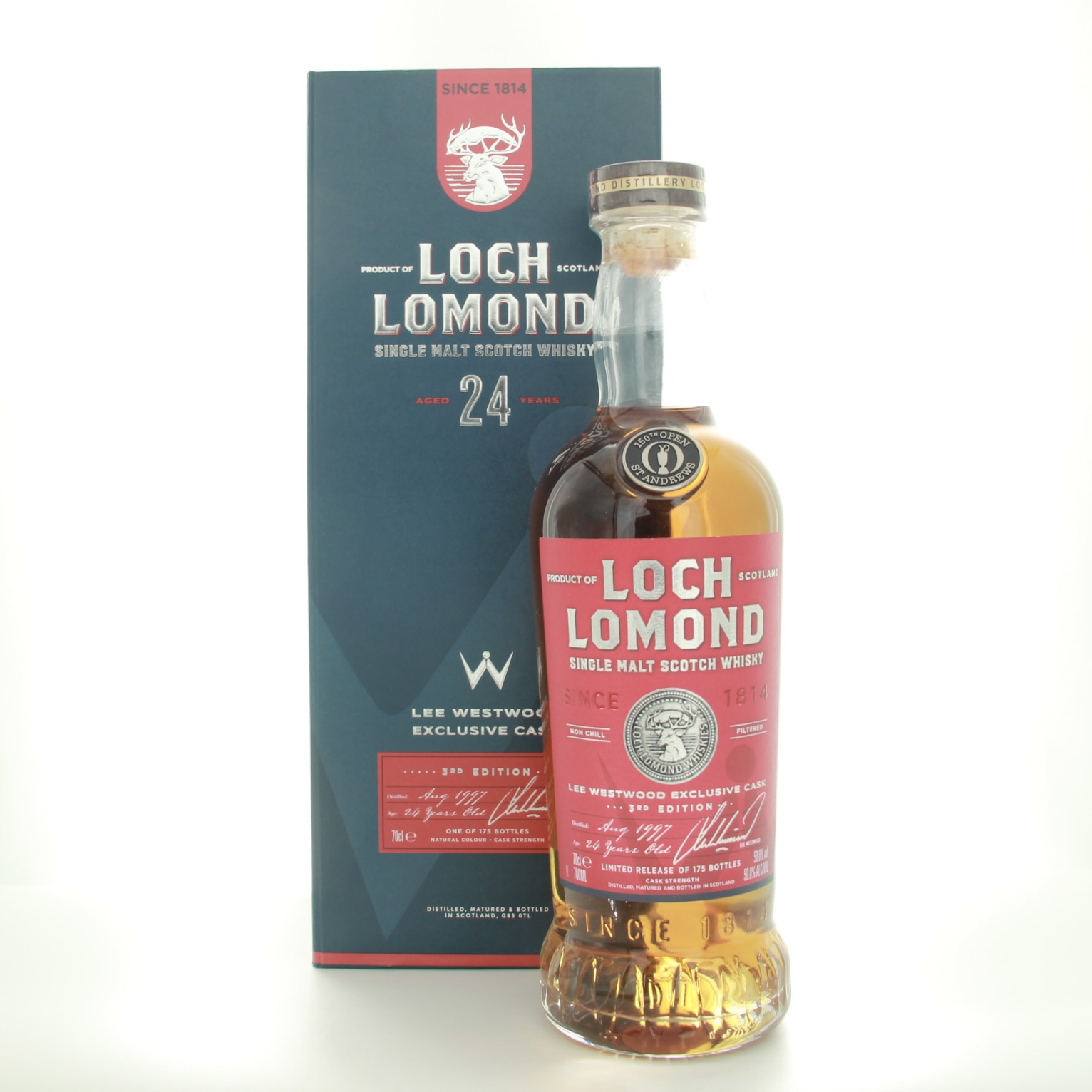 Loch Lomond 24 Year Old Lee Westwood Exclusive Cask 70cl 50.8% Lowlands Scotland Whisky