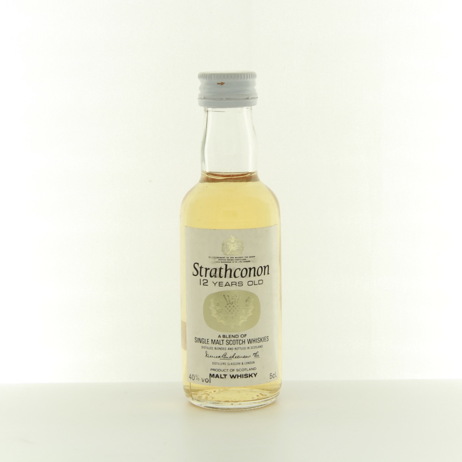 Strathconon 12 Year Old 1980s Miniature 5cl 40% Scotland Whisky
