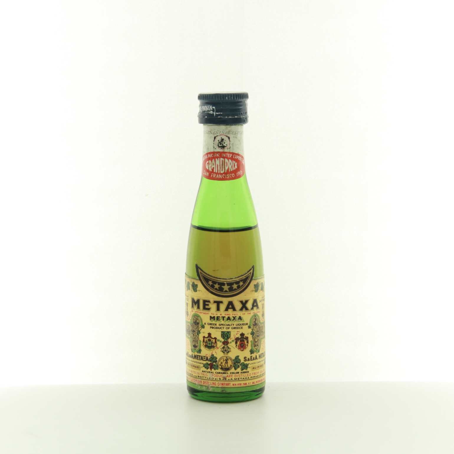 Metaxa 1915 San Fransico Grandprix 1980s 3cl 84 proof% Whisky