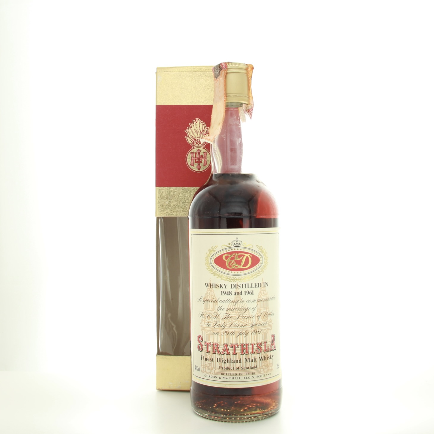 Strathisla Royal Wedding 1981 Vintage 1948 and 1961 75cl 40% Scotland Speyside Whisky