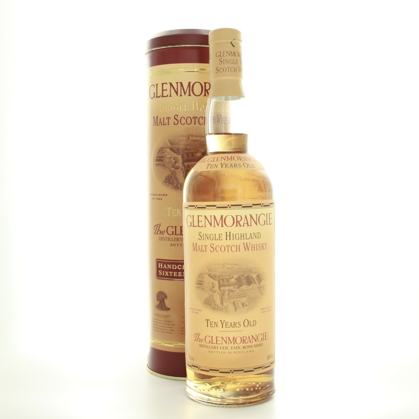 Glenmorangie 10 Year Old (4th Generation) 70cl 40% Highlands Scotland Whisky
