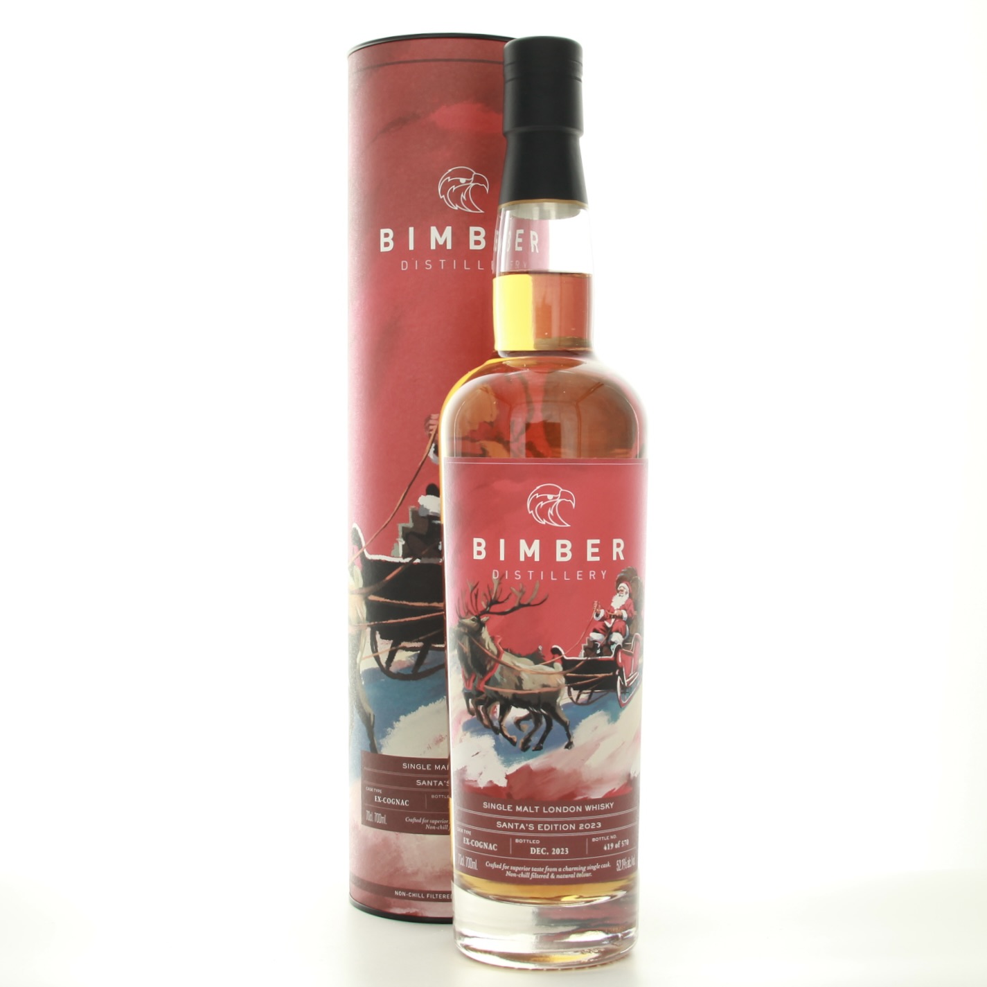 Bimber Santa’s Edition 2023 Cask Strength 70cl 52.1% England London Whisky