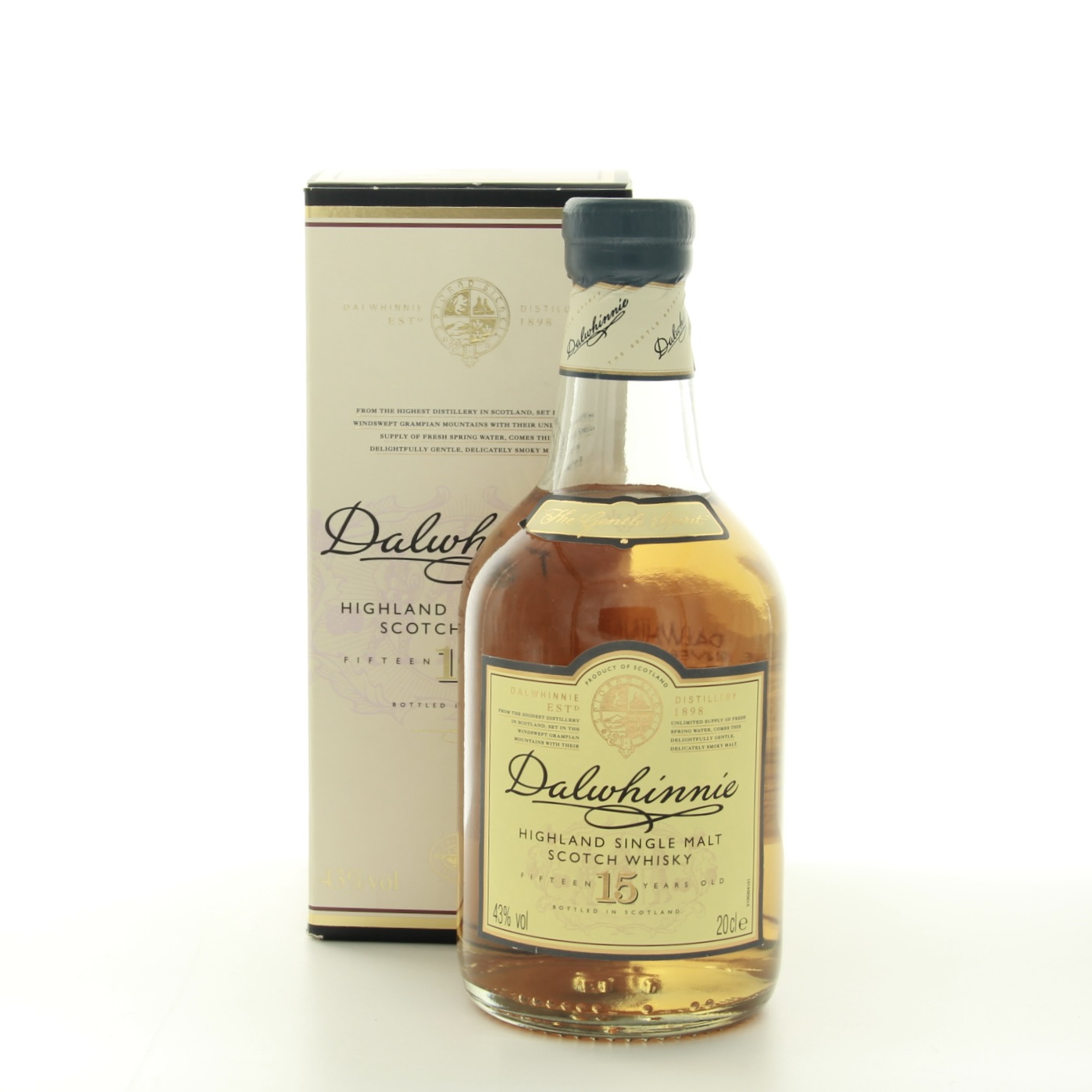 Dalwhinnie 15 Year Old 20cl (2000s Edition) 20cl 43% Scotland Speyside Whisky 