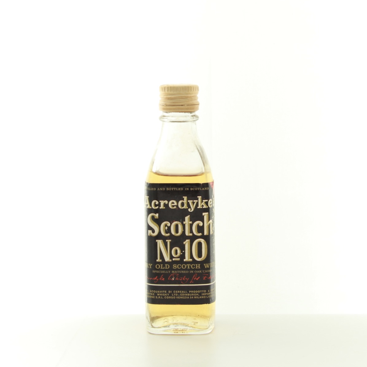 Acredyke’s Scotch no.10 Miniature 4cl 43% Scotland Whisky 