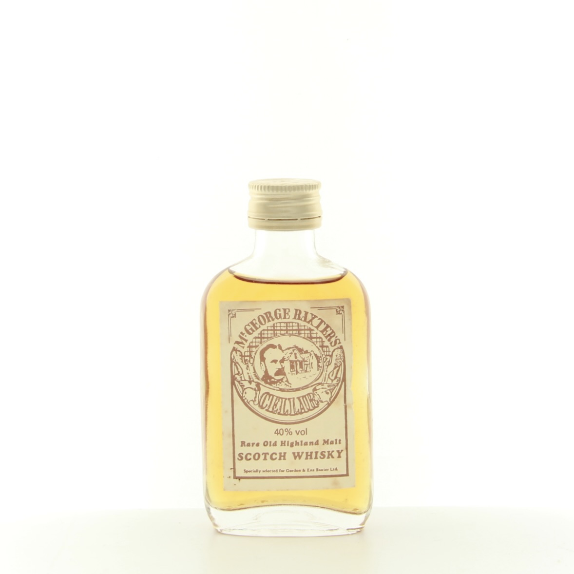 Mr George Baxter’s Cellar Miniature 5cl 40% Blended Scotland Whisky