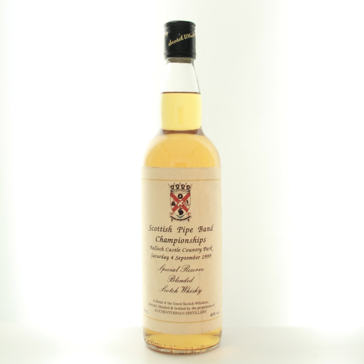 Scottish Pipe Band Championships in Balloch Castle 1999 (Auchentoshan) 70cl 40% Lowlands Scotland Whisky