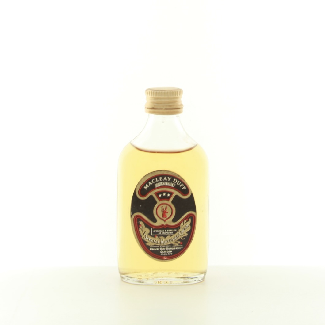Macleay Duff 3 Star Special Matured Cream Miniature 3.7cl 40% Blended Scotland Whisky 