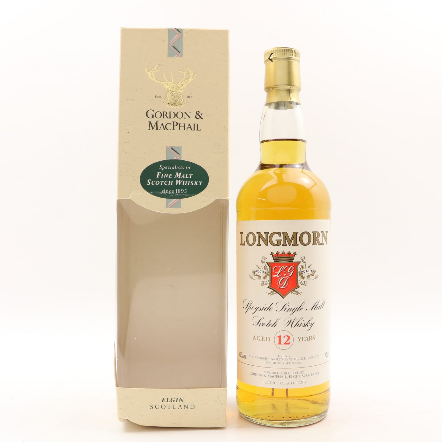 Longmorn 12 Year Old Gordon & MacPhail 70cl 40% Scotland Speyside Whisky