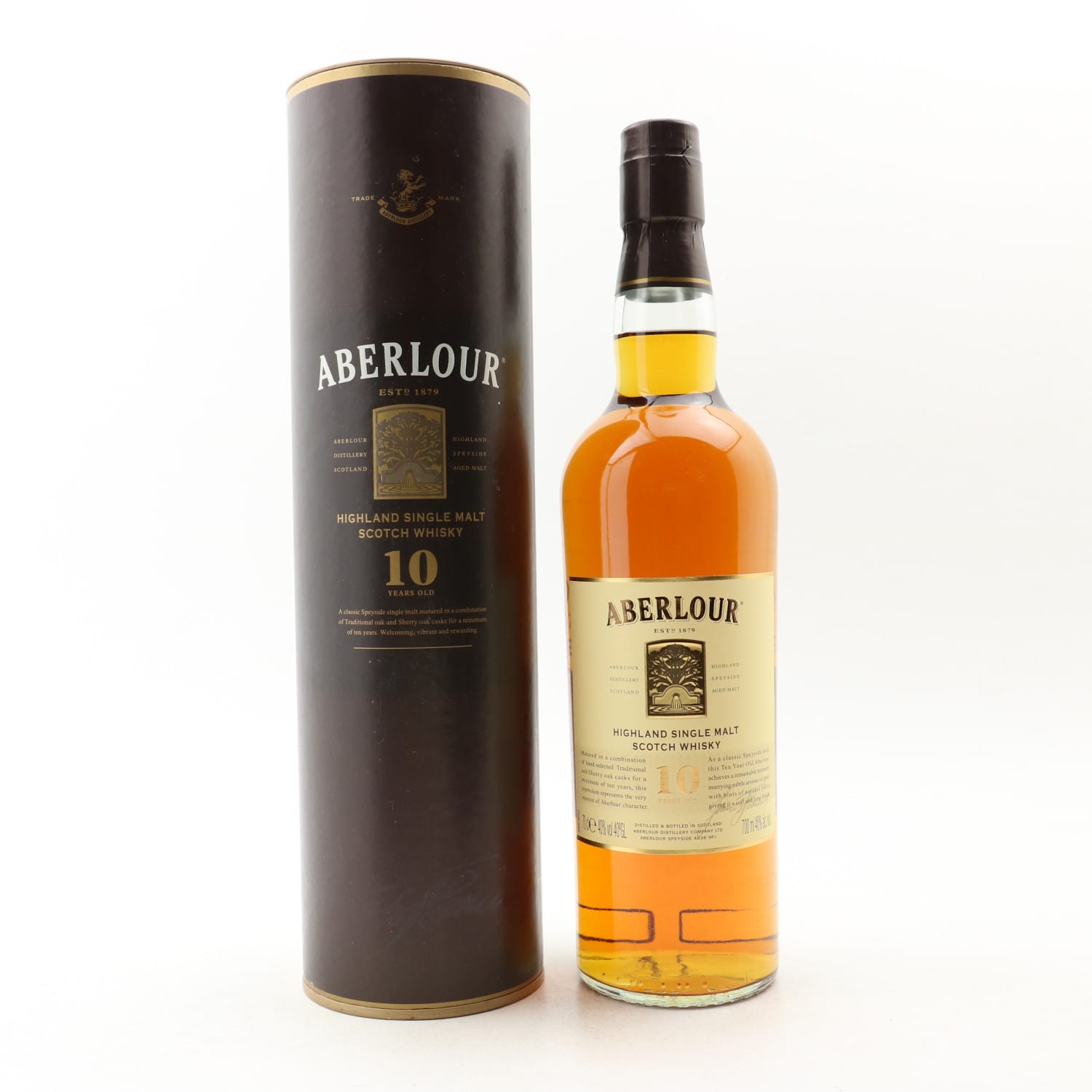 Aberlour 10 Year Old (Pre 2018) 70cl 40% Scotland Speyside Whisky