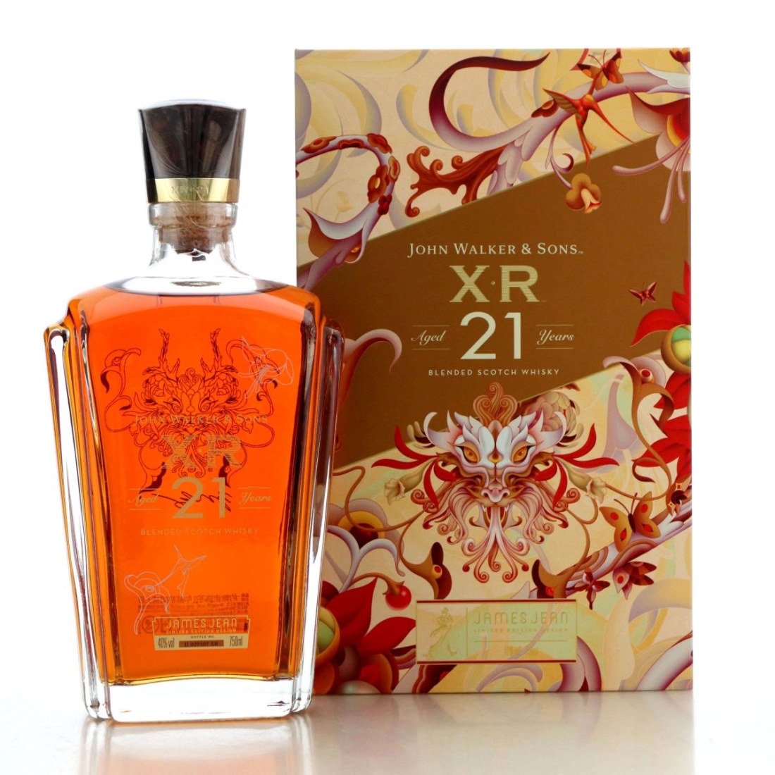 Johnnie Walker XR 21 Year Old 75cl Year Of The Dragon / James Jean Limited Edition 75cl 40% Blended Scotland Whisky 