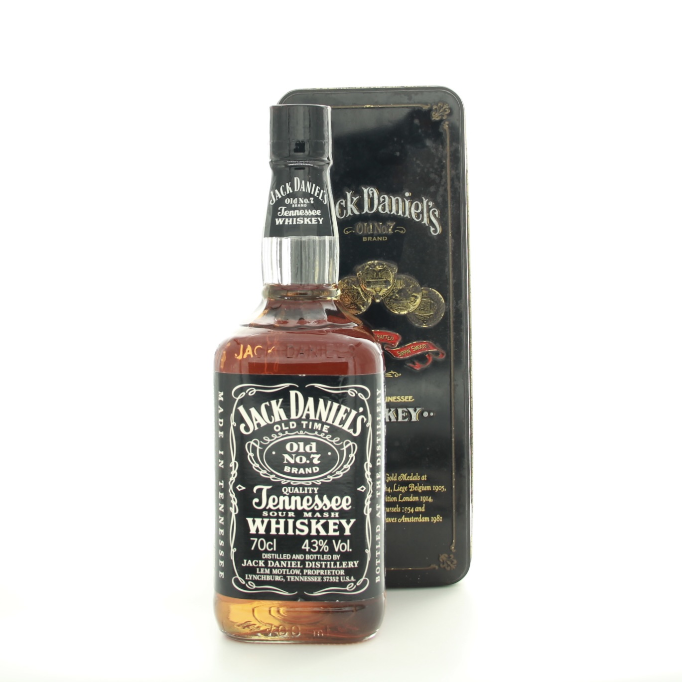 Jack Daniel’s Old No.7 Tennessee Sour Mash Whiskey (1980s Edition) 70cl 43% Tennessee USA Whisky 